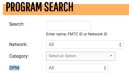 OPMsearch opm directory