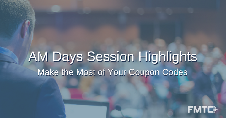 am days session make the most of your coupon codes