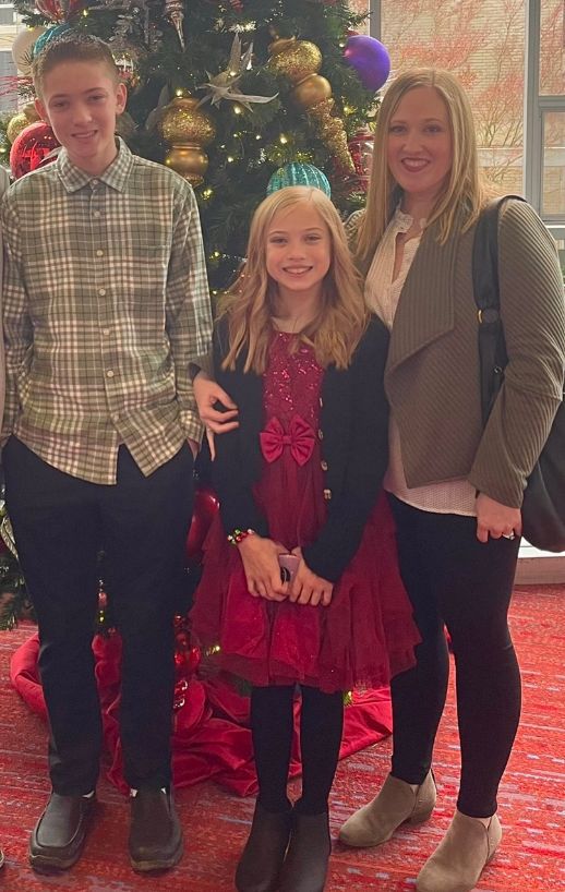 Ryan (15), Ella (11), and me at the Nutcracker last year.