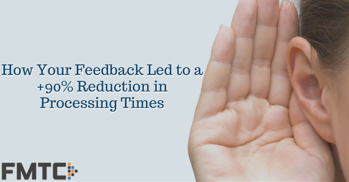 feedback reduce processing time