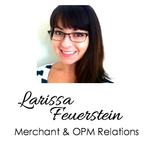 larissa opm merchant relations