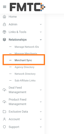FMTC Portal - MerchantSync tool