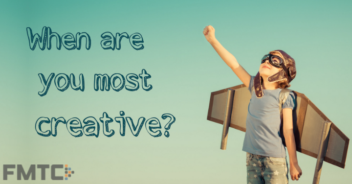 when are you most creative